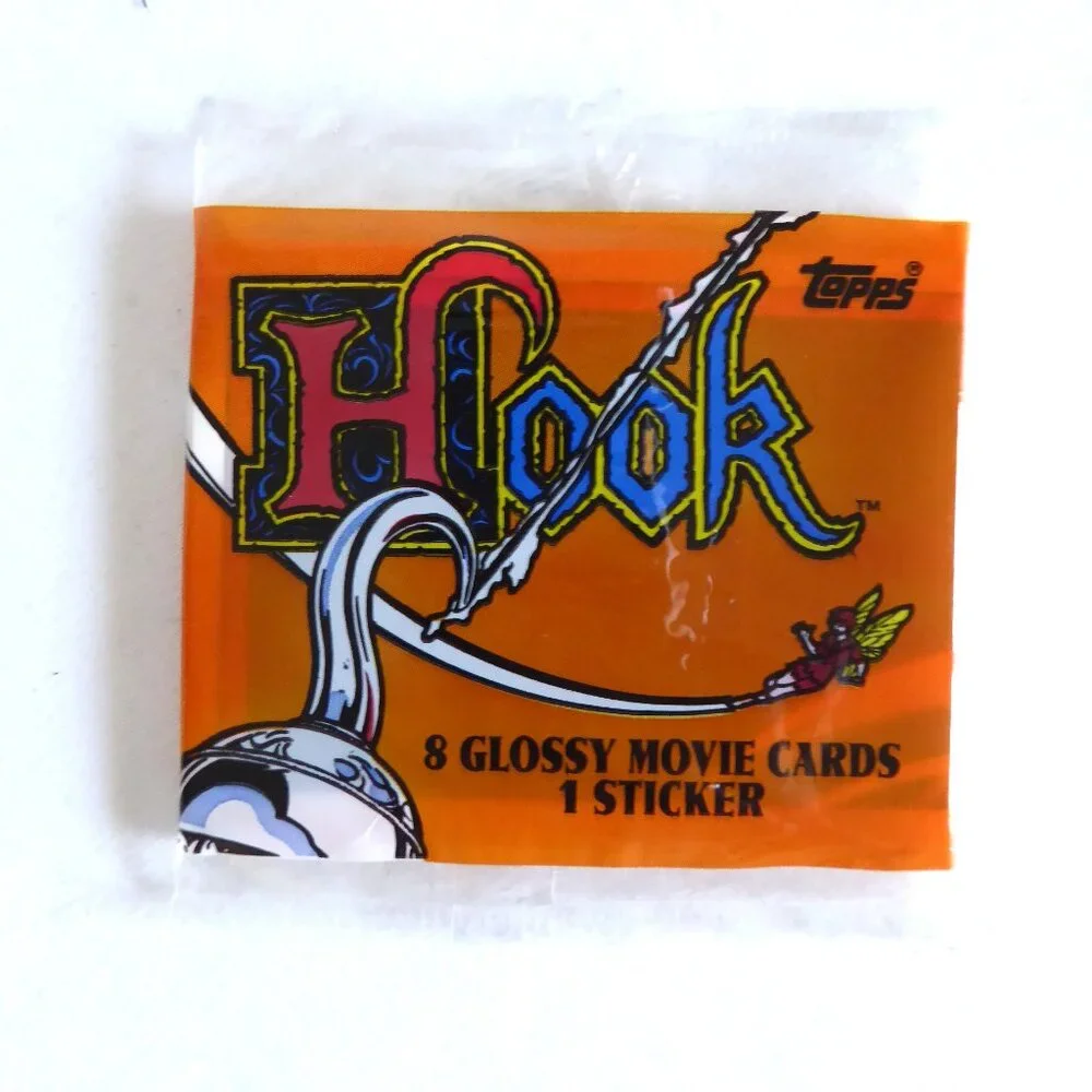 NEW VINTAGE 1991 HOOK MOVIE TOPPS TRADING CARDS ROBIN WILLIAMS SEALED UNOPENED - Picture 5 of 5
